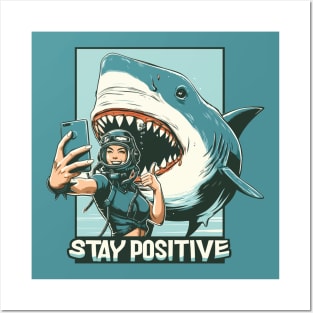 Stay positive Posters and Art